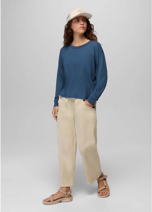 Cozy Up Long Sleeve Crew, Color: Bluff Blue, image 4