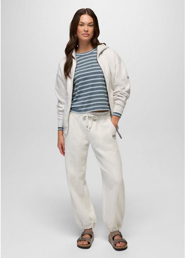 Cozy Up Long Sleeve Crew, Color: Glacier Skies Stripe, image 6