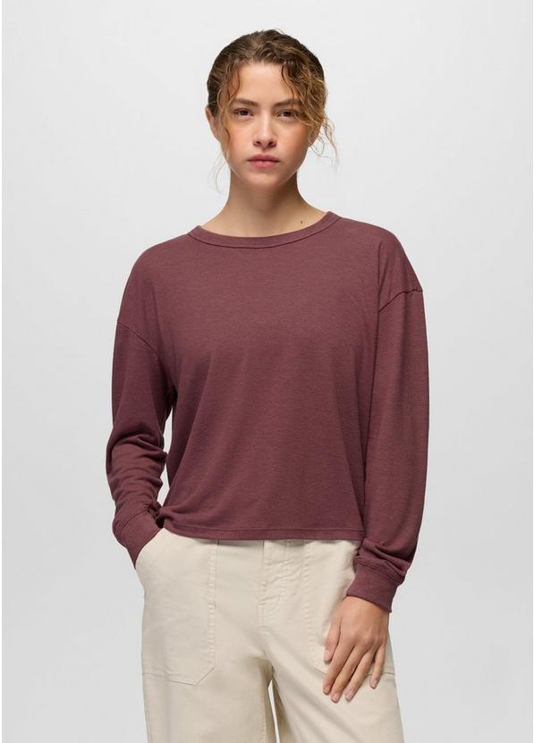 Cozy Up Long Sleeve Crew, Color: Newberry, image 4