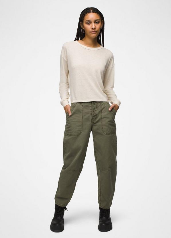 Cozy Up Long Sleeve Crew, Color: Canvas, image 4