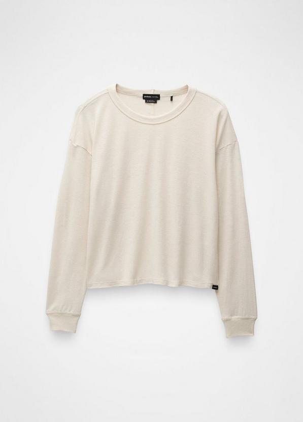Cozy Up Long Sleeve Crew, Color: Canvas, image 5