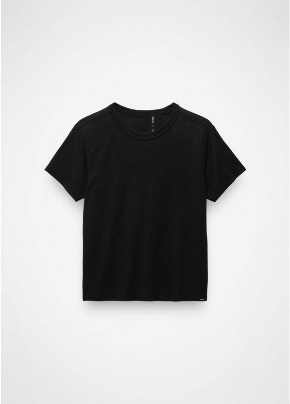 Cozy Up Short Sleeve Crew, Color: Black, image 5