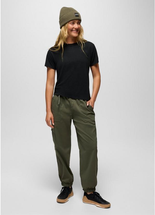 Cozy Up Short Sleeve Crew, Color: Black, image 4