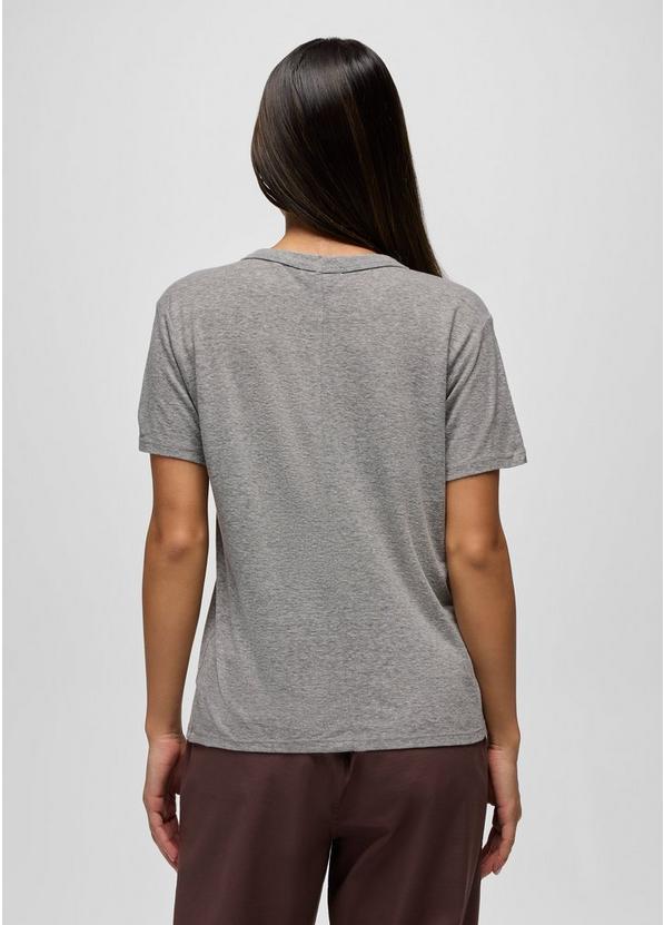 Cozy Up Short Sleeve Crew, Color: Heather Grey, image 2
