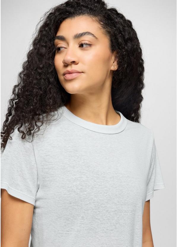 Cozy Up Short Sleeve Crew, Color: Soft White, image 3