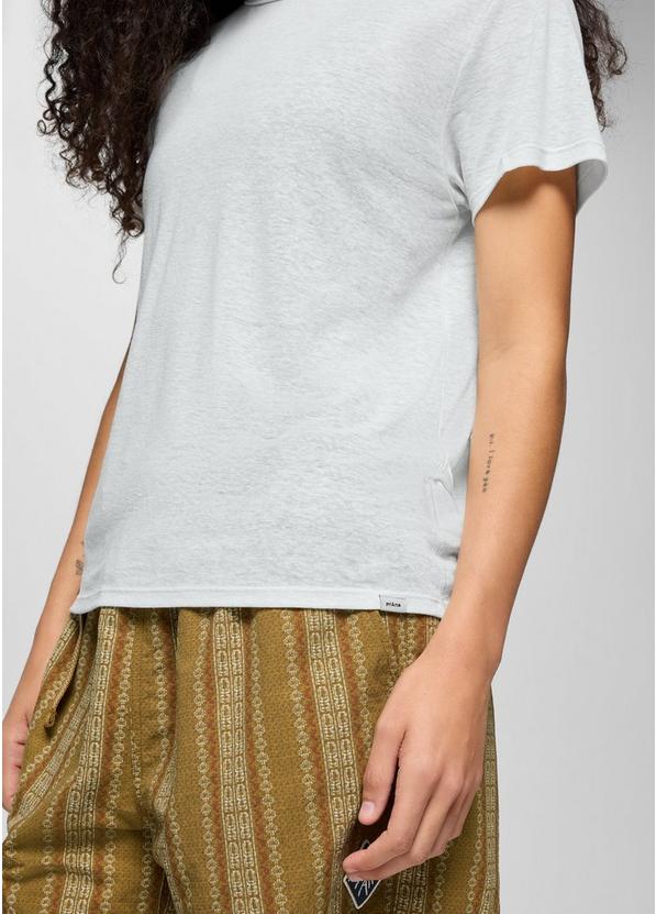 Cozy Up Short Sleeve Crew, Color: Soft White, image 4
