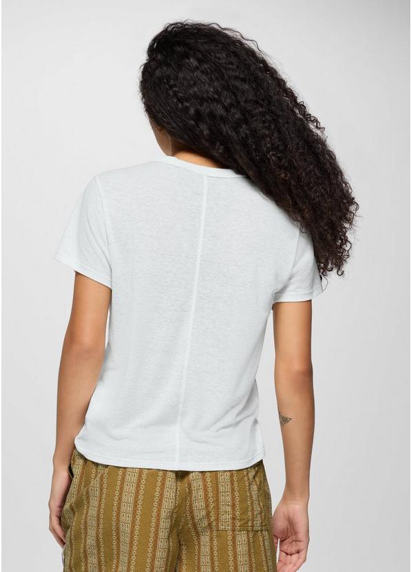Cozy Up Short Sleeve Crew, Color: Soft White, image 2