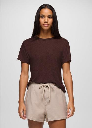 Cozy Up Short Sleeve Crew, Color: Mocha, image 11