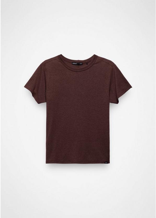 Cozy Up Short Sleeve Crew, Color: Mocha, image 5