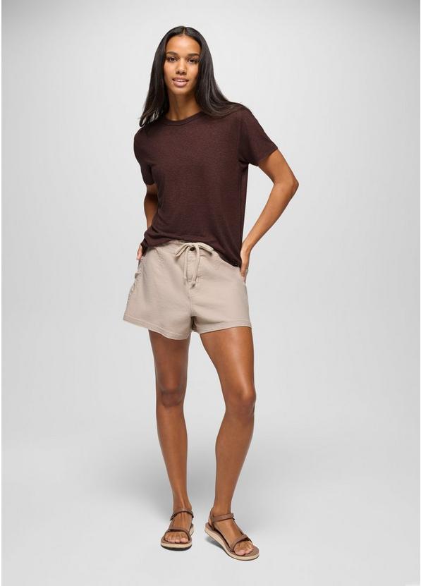 Cozy Up Short Sleeve Crew, Color: Mocha, image 4