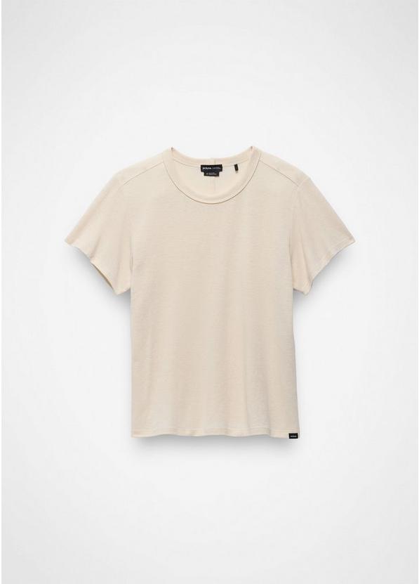 Cozy Up Short Sleeve Crew, Color: Canvas, image 5