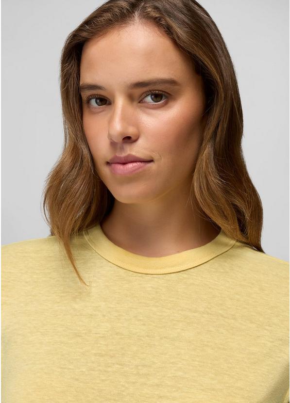 Cozy Up Short Sleeve Crew, Color: Vanilla Bean, image 3