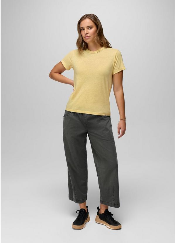 Cozy Up Short Sleeve Crew, Color: Vanilla Bean, image 5