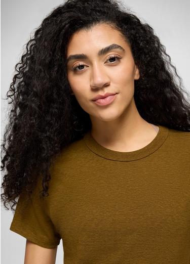 Cozy Up Short Sleeve Crew, Color: Retro Olive, image 27