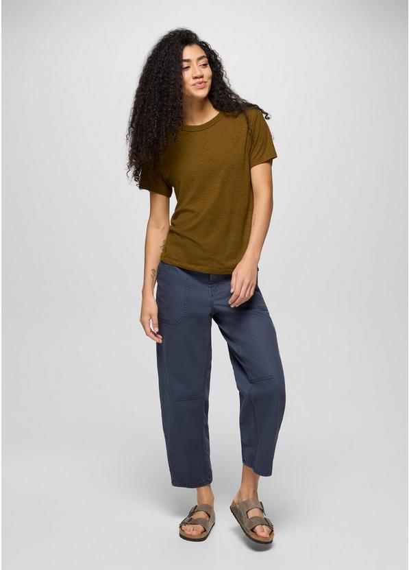 Cozy Up Short Sleeve Crew, Color: Retro Olive, image 5