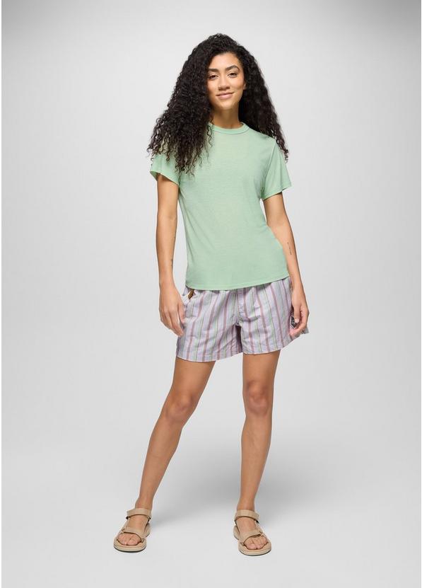 Cozy Up Short Sleeve Crew, Color: Bio Mint, image 5
