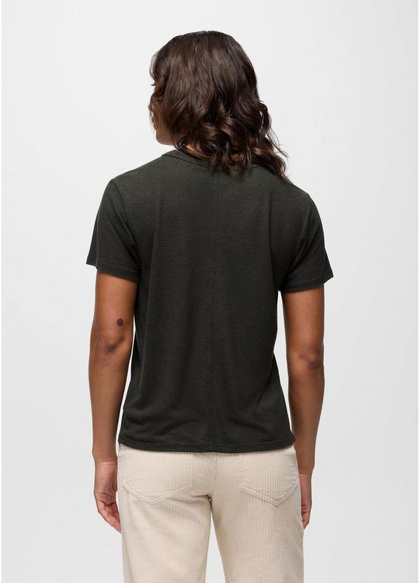 Cozy Up Short Sleeve Crew, Color: Nori, image 7