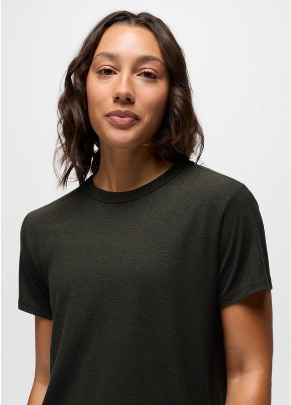 Cozy Up Short Sleeve Crew, Color: Nori, image 3