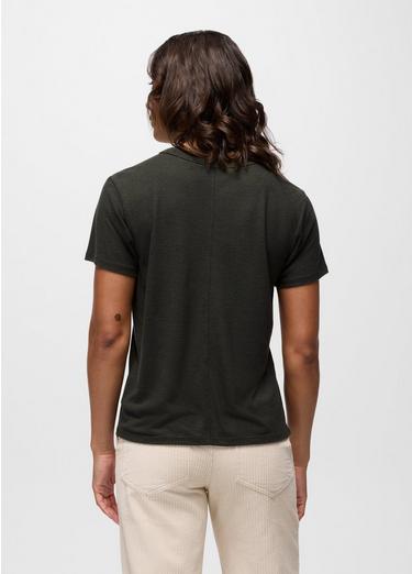 Cozy Up Short Sleeve Crew, Color: Nori, image 2