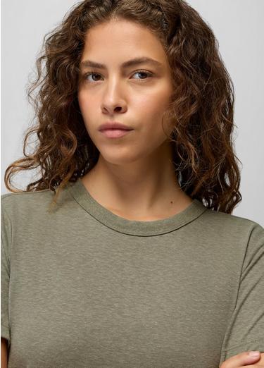 Cozy Up Short Sleeve Crew, Color: Sage, image 59