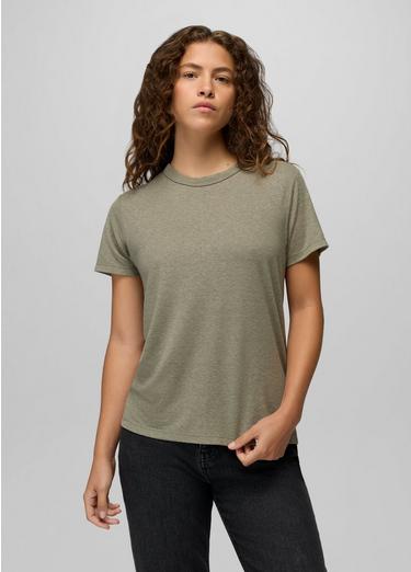 Cozy Up Short Sleeve Crew, Color: Sage, image 57