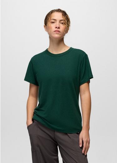 Cozy Up Short Sleeve Crew, Color: Root Green, image 21