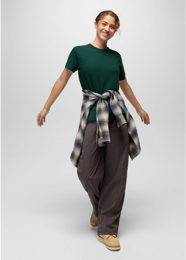 Cozy Up Short Sleeve Crew, Color: Root Green, image 4
