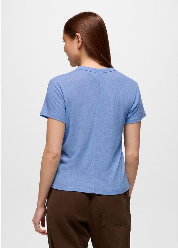 Cozy Up Short Sleeve Crew, Color: Blue Vibes, image 2