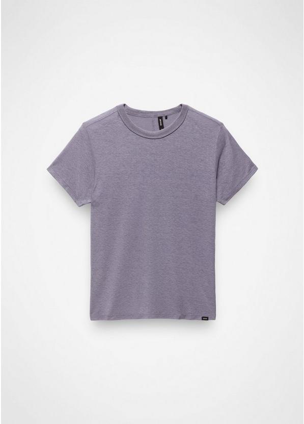 Cozy Up Short Sleeve Crew, Color: Taro, image 6