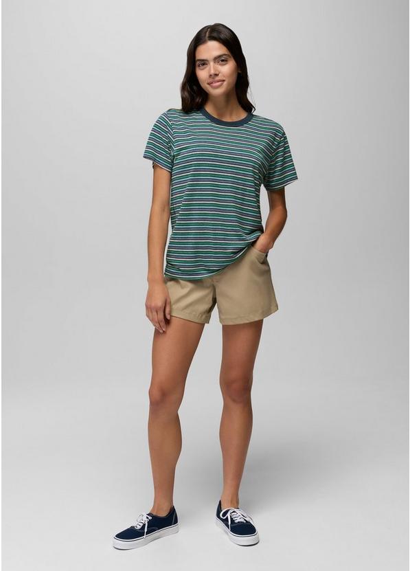 Cozy Up Short Sleeve Crew, Color: Bluff Blue Stripe, image 5