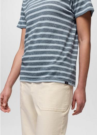 Cozy Up Short Sleeve Crew, Color: Glacier Skies Stripe, image 40