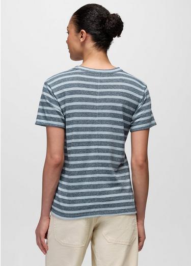 Cozy Up Short Sleeve Crew, Color: Glacier Skies Stripe, image 20