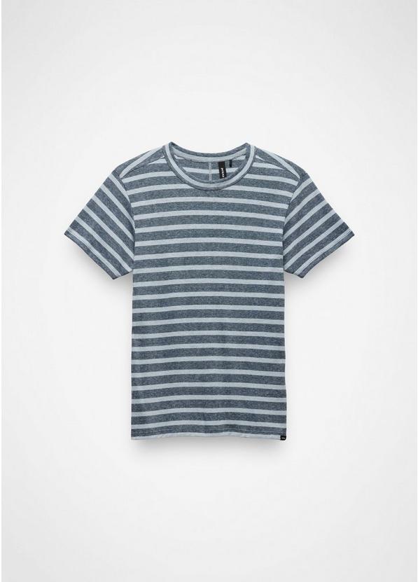 Cozy Up Short Sleeve Crew, Color: Glacier Skies Stripe, image 6