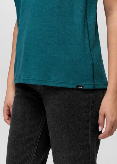 Cozy Up Short Sleeve Crew, Color: Blue Coral, image 28