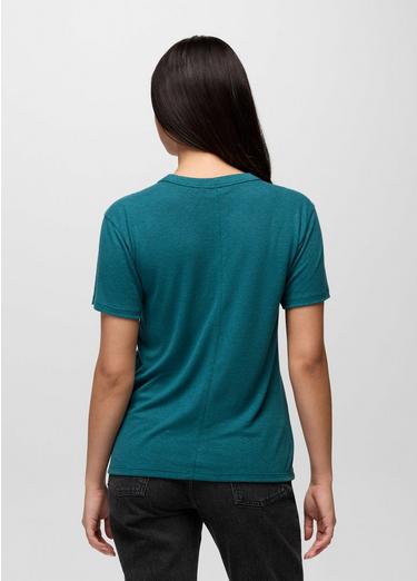 Cozy Up Short Sleeve Crew, Color: Blue Coral, image 14