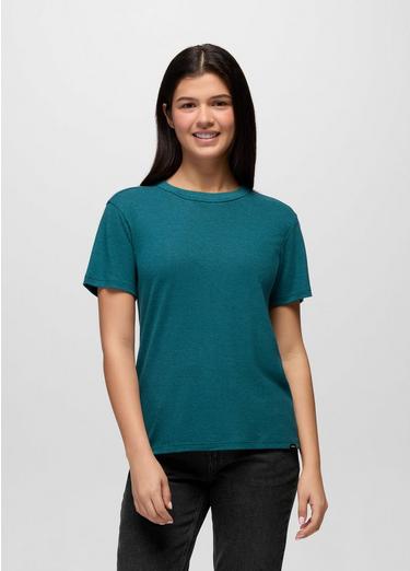 Cozy Up Short Sleeve Crew, Color: Blue Coral, image 13