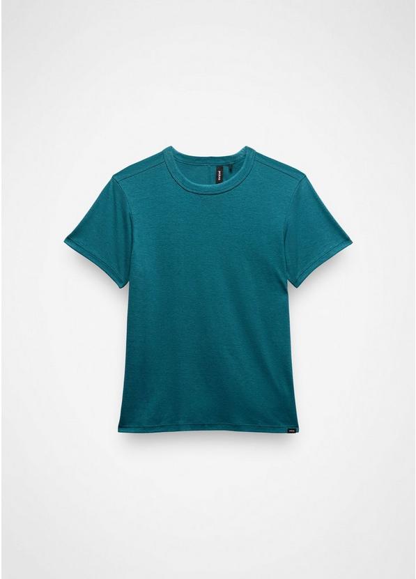 Cozy Up Short Sleeve Crew, Color: Blue Coral, image 6
