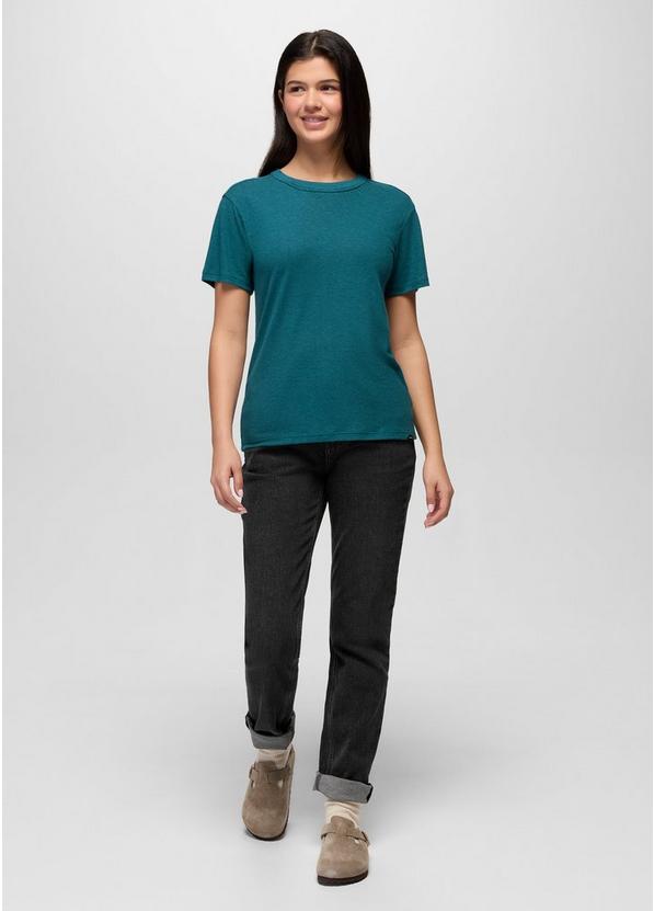 Cozy Up Short Sleeve Crew, Color: Blue Coral, image 5