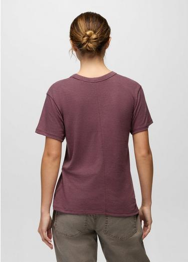 Cozy Up Short Sleeve Crew, Color: Newberry, image 18