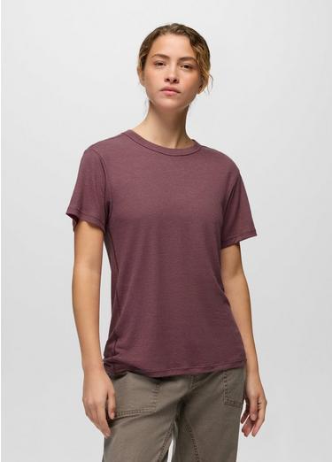 Cozy Up Short Sleeve Crew, Color: Newberry, image 17