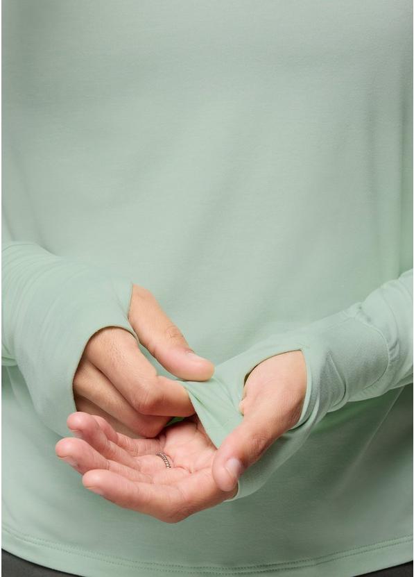Sol Searcher Long Sleeve Crew, Color: Bio Mint, image 4