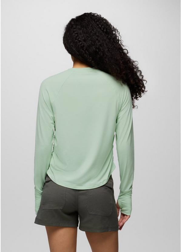 Sol Searcher Long Sleeve Crew, Color: Bio Mint, image 2