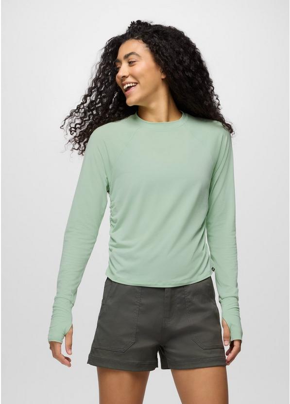 Sol Searcher Long Sleeve Crew, Color: Bio Mint, image 1
