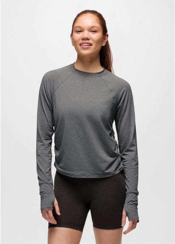 Sol Searcher Long Sleeve Crew, Color: Thyme, image 8