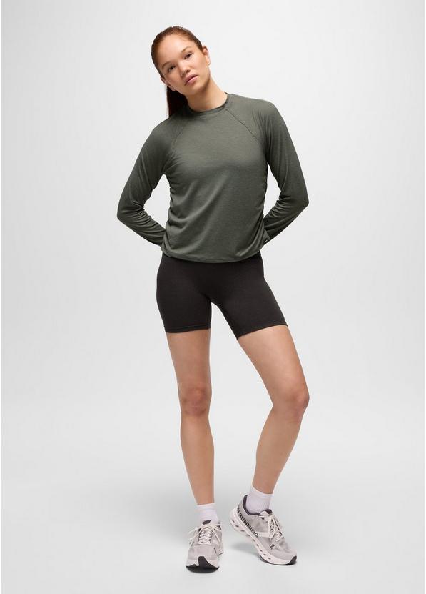 Sol Searcher Long Sleeve Crew, Color: Thyme, image 6
