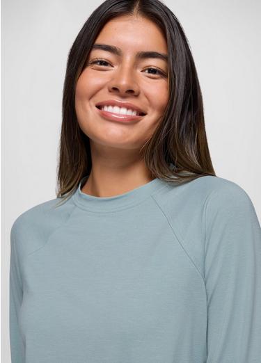 Sol Searcher Long Sleeve Crew, Color: Saltwater, image 19