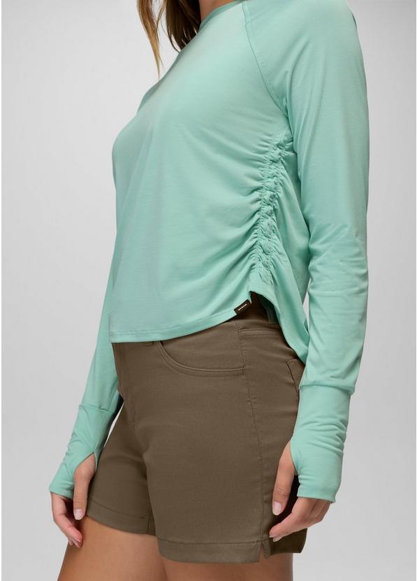 Sol Searcher Long Sleeve Crew, Color: Sea Glass, image 4