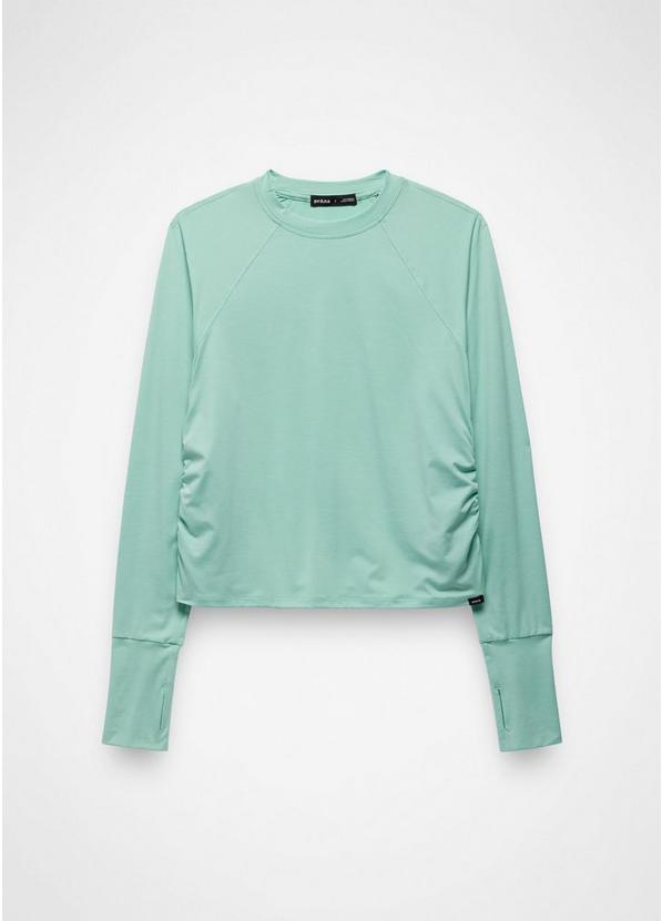 Sol Searcher Long Sleeve Crew, Color: Sea Glass, image 7