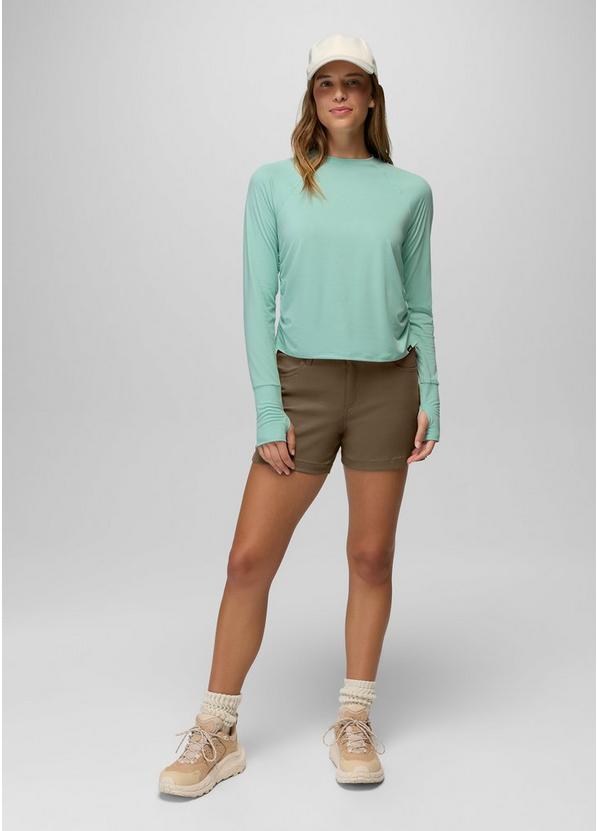 Sol Searcher Long Sleeve Crew, Color: Sea Glass, image 6