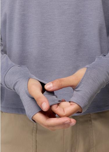 Sol Searcher Long Sleeve Crew, Color: Taro, image 12